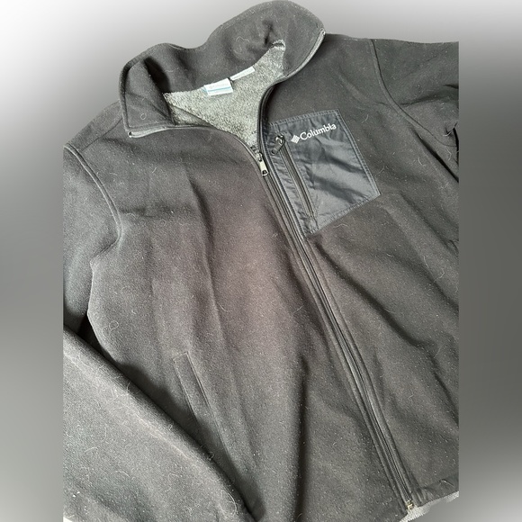 Columbia Men’s Omni-Heat Omniheat full zip fleece jacket size large l - Picture 2 of 4